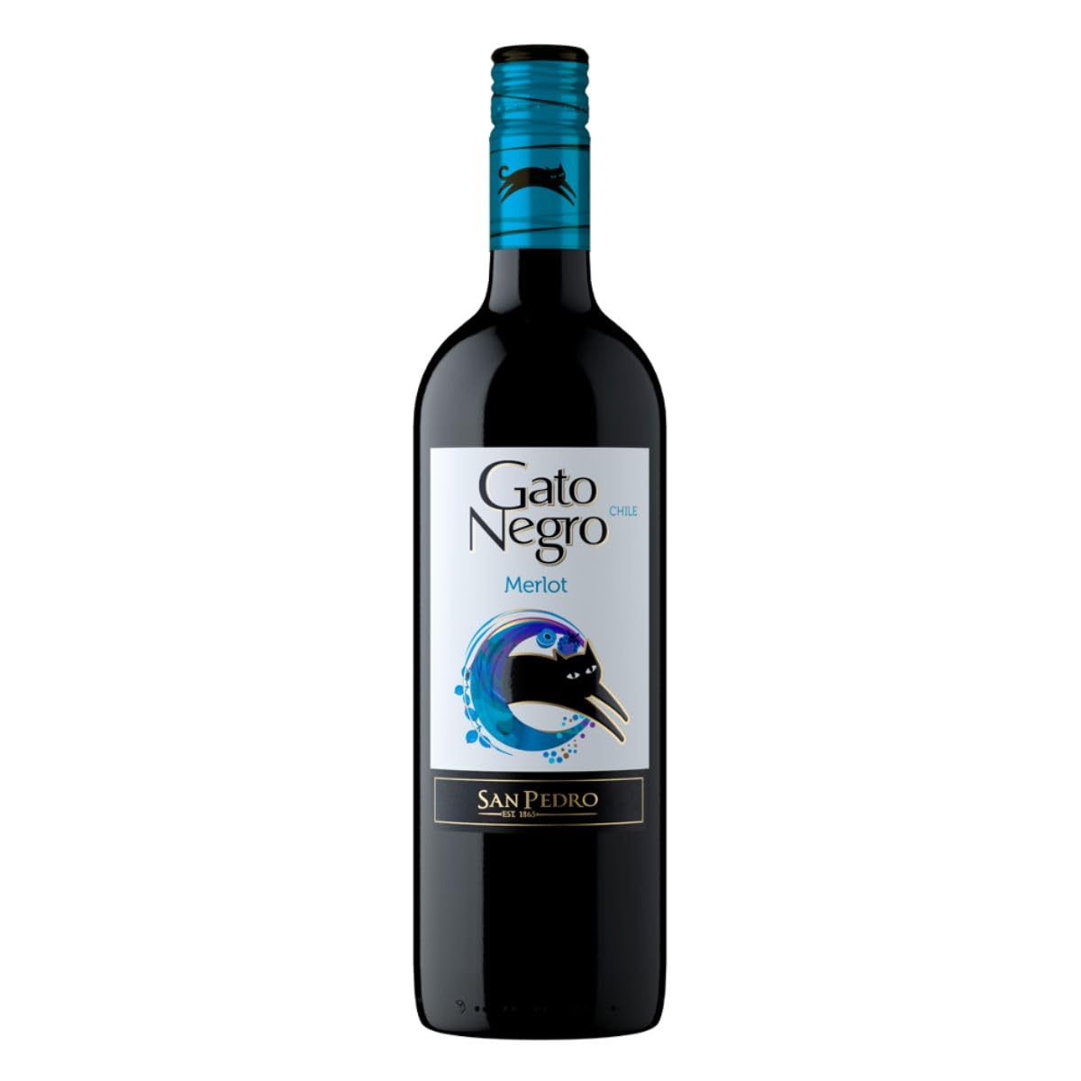 vinho tinto san pedro gato negro merlot 750ml