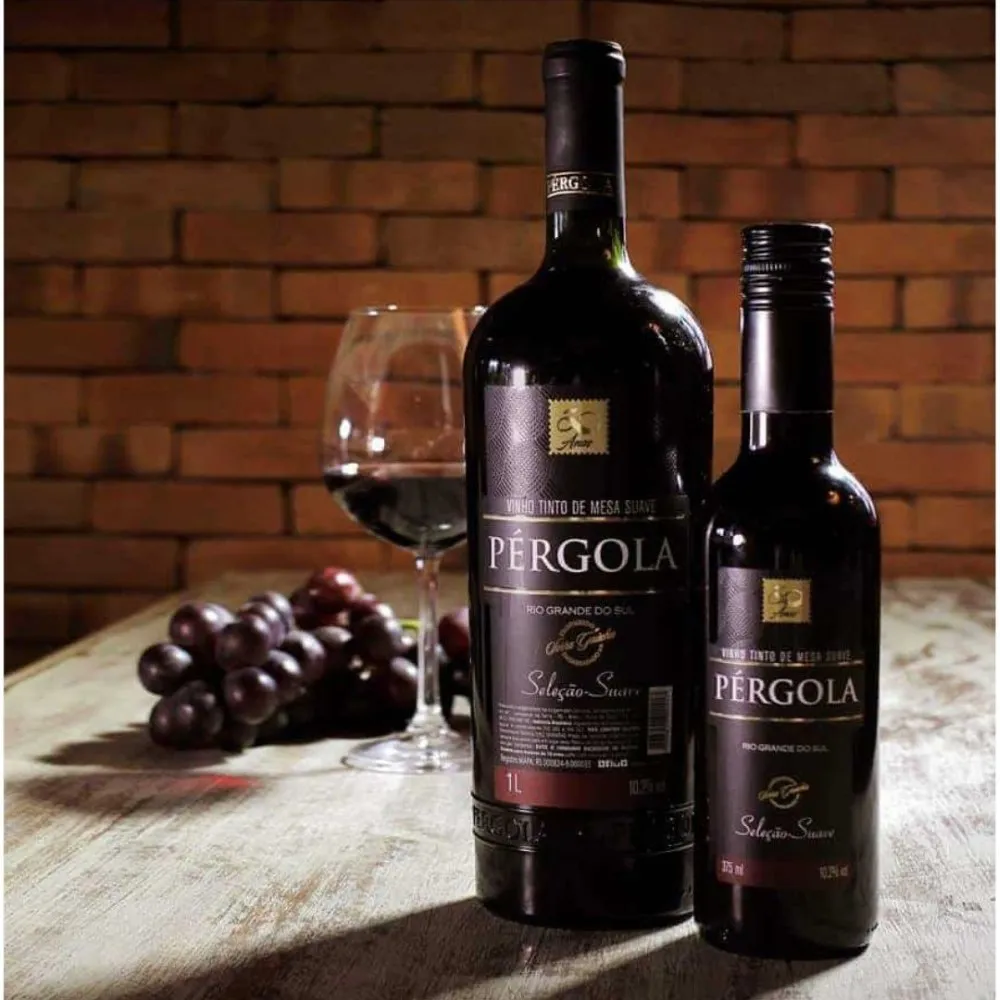 vinho tinto suave pérgola 750ml vinho tinto suave pérgola 750ml